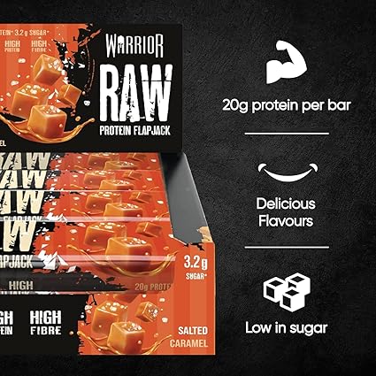 Warrior RAW Protein Bar - 4 Flavors