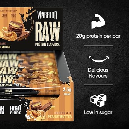 Warrior RAW Protein Bar - 4 Flavors