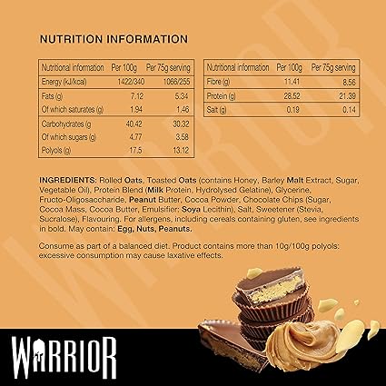 Warrior RAW Protein Bar - 4 Flavors