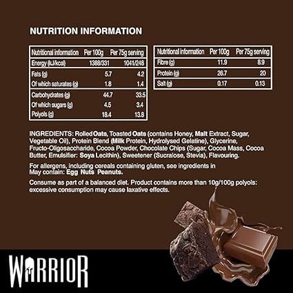 Warrior RAW Protein Bar - 4 Flavors