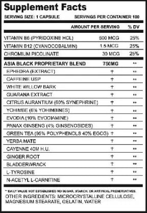 cloma pharma ASIA BLACK 100CAP