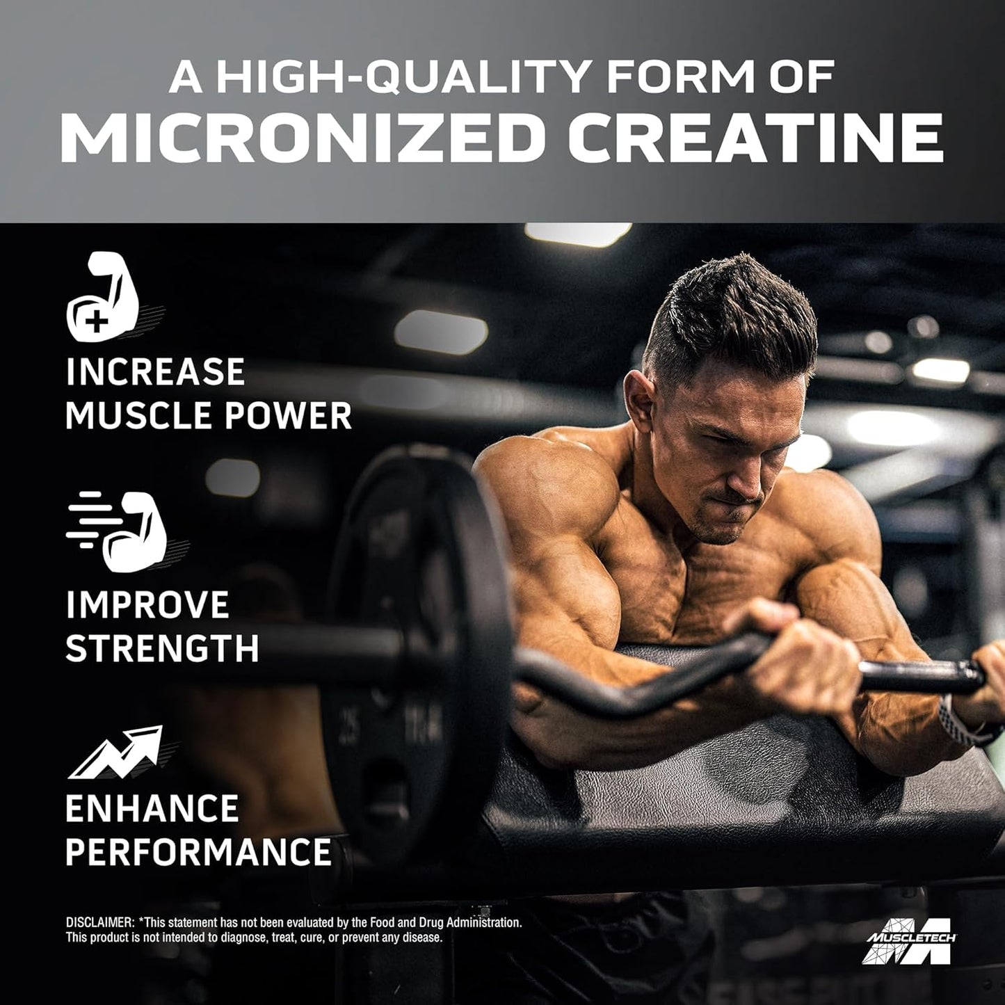 MuscleTech, Platinum 100% Creatine Unflavored (400 g)