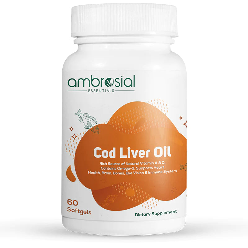 Ambrosial Cod Liver Oil 60tab